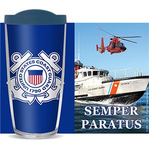 US COAST GUARD THERMAL 16oz CUP W/ LID