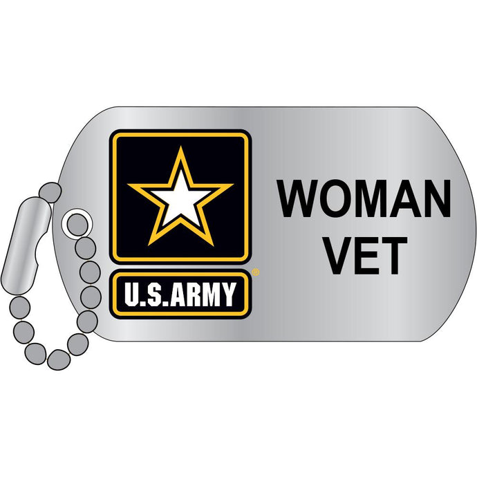 ARMY, WOMAN VETERAN HAT PIN