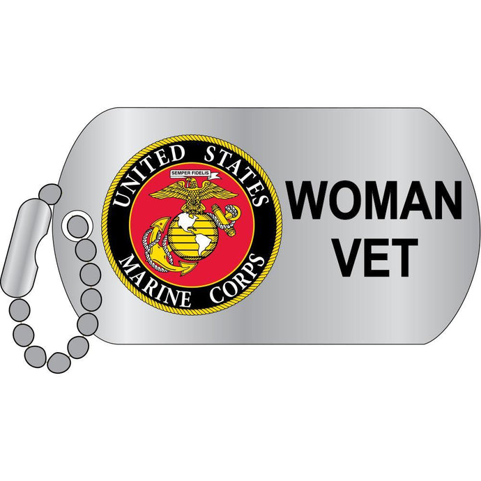 US MARINE CORPS, WOMAN VETERAN HAT PIN